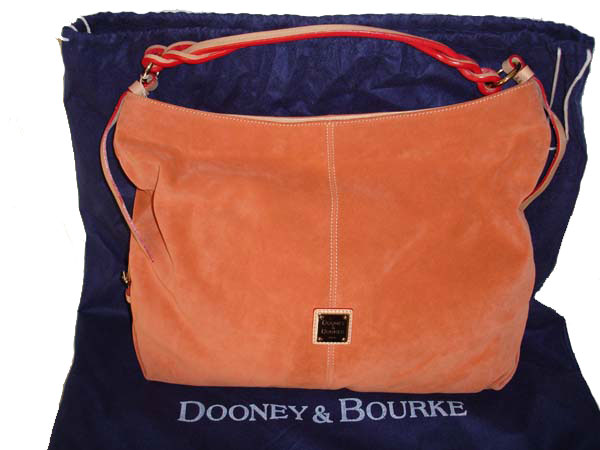 Dooney & Bourke Suede Large Sac with Twisted Strap